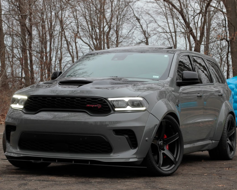 SRT grey car wrap customs by ali